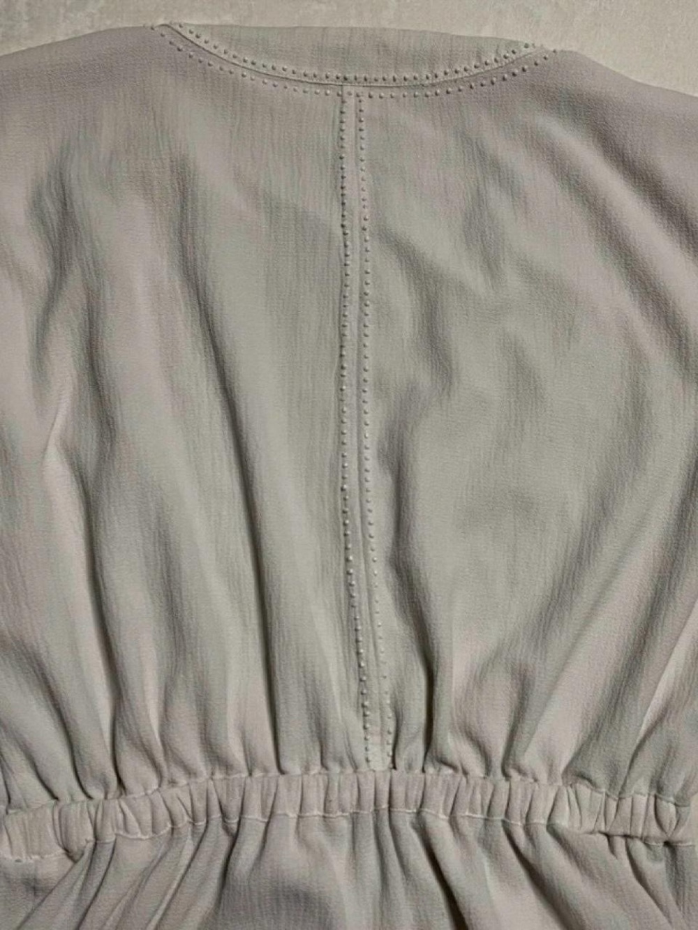 Tavik White V-Neck Elastic-Waist Dress Tunic - Picture 4 of 4